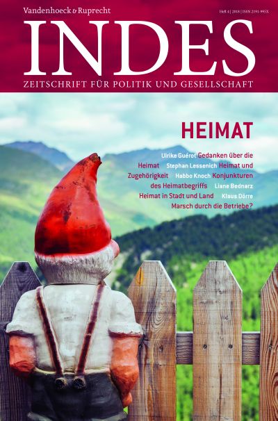 Cover INDES-Ausgabe »Heimat«