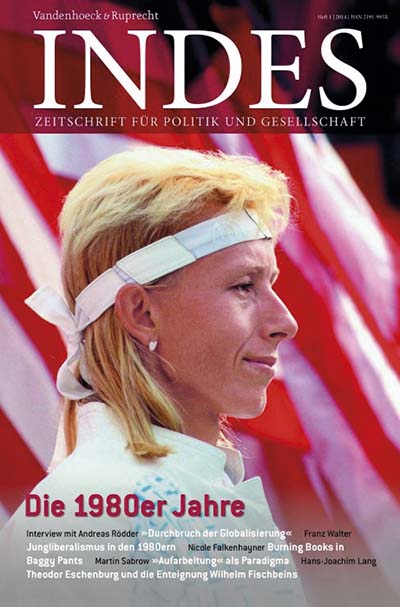 Cover INDES-Ausgabe »Die 1980er Jahre«